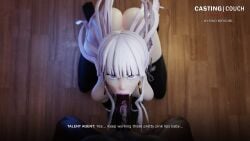 1boy 1girls 3d caption danganronpa dark-skinned_male english_text female kirigiri_kyouko male tagme text tscd_rendering