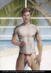 kentartwork male male_only gay yaoi original traditional_media ginger 2026 dated