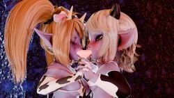 double_ended_dildo double_dildo_deepthroat yordle shortstack runny_makeup cow_print collar league_of_legends poppy tristana 3d ssmerchant