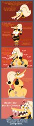 absurd_res breast_play breasts clothing comic duo english_text fangs female for_a_head hair hi_res hot_dogging human humanoid machine male male/female mammal object_head orange_eyes penetrable_sex_toy penetrable_sex_toy_in_mouth ponytail robot sex sex_toy shane_frost shirt tank_top teeth text titfuck topwear yellow_body