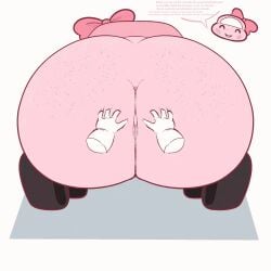 1girls anus ass big_ass big_butt bow butt car fat_ass fat_butt female female_only freckles freckles_on_ass hands_on_ass huge_ass huge_butt living_car living_machine living_vehicle oc pink_skin pov pussy spreading spreading_ass text thick_ass thick_butt torielstarstorm vagina