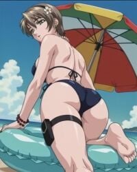 00s 1girls accurate_art_style ai_generated alternate_costume arm_support ass ass_focus bent_over bible_black bible_black_gaiden beach beach_umbrella big_breasts blush breasts brown_hair busty cleavage clothing feet bikini female female_focus female_only floater green_eyes hairband hair_ornament high_resolution huge_breasts inflatable jugglar looking_at_viewer looking_back looking_to_the_side lying lying_on_bed on_bed panties panties_aside pixie_cut pleated_skirt posing posing_for_the_viewer presenting presenting_ass presenting_hindquarters presenting_pussy pubes outdoors retro_artstyle sexy_body sexy_pose shido_saki swimsuit seaside solo swept_bangs teen teenage_female teenage_girl teenager umbrella voluptuous