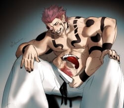 Ryoumen Sukuna (Jujutsu Kaisen) Rule 34 Image
