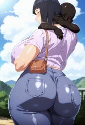ai_generated boruto:_naruto_next_generations cheating cheating_wife dark-skinned_male enbeli huge_ass huge_breasts hyuuga_hinata milf mother naruto naruto_(series) netorare ntr smile uzumaki_hinata