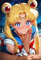 sailor moon from bishoujo senshi sailor moon by dibzprintz