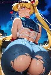 sailor moon from bishoujo senshi sailor moon by dibzprintz