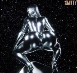 1girls 3d 3d_animation animated anus big_ass bouncing_ass bubble_ass bubble_butt fantastic_four female female_only huge_ass marvel marvel_cinematic_universe marvel_comics metallic_body metallic_skin nude nude_female pussy shalla-bal silver_body silver_skin silver_surfer silver_surfer_(shalla-bal) smitty34 sound thick_thighs twerking vagina video