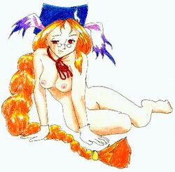 breath_of_fire breath_of_fire_iii glasses medium_breasts momo_(breath_of_fire) tagme