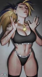 akali from blacked by dizelxl