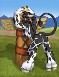 anthro black_hair bovine female furry hooves horns pinkuh tauren tauren_female warcraft world_of_warcraft wow