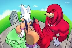 knuckles the echidna from sega by hellpasser