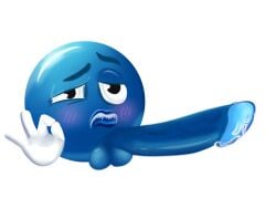 alpha_channel artist_name big_penis blue_body blue_emoji_(internet) bluemoji blush bodily_fluids cum cursed cursed_image emoji emoji_(race) genital_fluids genitals gesture hand_gesture huge_cock hyper hyper_genitalia hyper_penis male meme ok_sign penis reaction_image shitpost simple_background sketch solo text transparent_background vein veiny_penis what