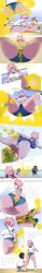 3girls comic enjoying_farting fart fart_bubble fart_bubbles fart_fetish fart_torture farting farting_in_water farting_on_another farting_underwater female giantess gym gym_clothes gym_uniform itching kyoka_jiro larger_female lazei lingering_stench mina_ashido my_hero_academia one-piece_swimsuit scratching_butt scratching_self shrunken_female smaller_female stink_lines stretching stretching_legs trapped_in_butt trapped_in_clothing tsuyu_asui unaware_buttcrush unaware_giantess weightlifting