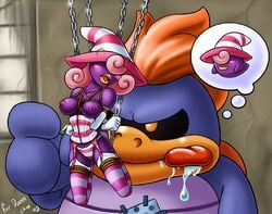 2005 2d hat mario_(series) nintendo paper_mario purple-skinned_female purple_skin shaxbert straight_hair tagme tubba_blubba vivian_(paper_mario) witch_hat