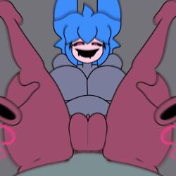 1girls alternate_version_available anal anal_penetration anal_sex anal_through_clothes animated armless ass big_ass big_breasts black_goo black_sclera blue_hair breasts clothed_female clothed_sex droopy_(theshammah) female first_person_view floating_hands goop halloween leggings looking_pleasured male/female motion_blur newgrounds penetration penetration_through_clothes penis penis_in_ass pink_skin pov scarecorrode sex sex_through_clothes short_hair tagme through_clothes