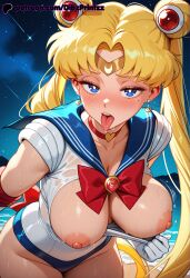 sailor moon from bishoujo senshi sailor moon by dibzprintz
