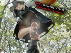 bigger_female feet foot_fetish footdom giantess kaenbyou_rin nazrin ravin size_difference small_sub smelling soles steamy stinky stuck_to_foot submissive submissive_female sweat sweaty_feet tagme touhou used_as_an_insole worn_by_dom