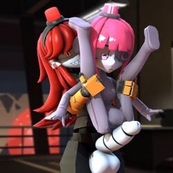 1futa 1girls 3d 3d_model duo female futa_on_female futanari legs_over_head mimi_sentry mimianon mini_sentry penis penis_out robot robot_girl self_upload sentry-chan sentry_(team_fortress_2) sentry_turret source_filmmaker team_fortress_2 tf2 valve valve_(company)