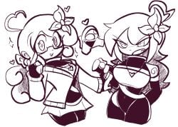 big_ass big_breasts clothed female female_only friday_night_funkin icedevilboy1 revealing_clothes sideass vs_human_impostor