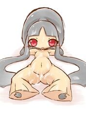 cum female furry kaceuth mawile open_mouth pokemon pokemon_(species) red_eyes solo