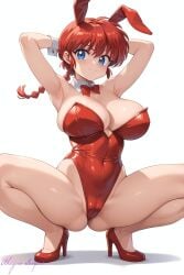 1girls ahegao_senpai ai_generated alternate_version_available blue_eyes blue_eyes_female braid braided_hair braided_tail cameltoe cleavage curvy erect_nipples female ginger ginger_hair high_heels huge_areolae huge_ass huge_breasts nai_diffusion orange_hair orange_hair_female puffy_nipples ranma-chan ranma-kun ranma_1/2 ranma_saotome red_hair red_hair_female redhead ribbon rule_63 stable_diffusion thick_lips voluptuous wide_hips