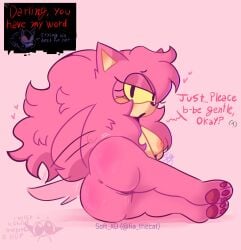 anthro ass breasts cute eimy eimy_(rabbitseasonart) fia_thecat fluffy_tail humanoid naked no_humans non-human non-human_only pink_body pink_hair sonic.exe sonic.exe_(character) sonic.exe_(series) sonic_ribs_(rabbit_x) suggestive_gesture suggestive_pose tagme tagme_(artist) tagme_(character) tail