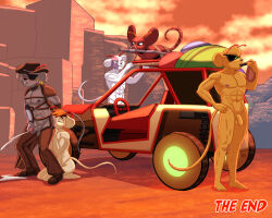 5:4 abs absurd_res anal antennae_(anatomy) anthro areola balls bdsm biker_mice_from_mars bodily_fluids bondage bottomwear bound buckteeth cape captured car casual_nudity clenched_teeth clothing comic cum cumshot dgemporium digital_media_(artwork) ear_piercing ear_ring ejaculation erection eye_patch eyewear feet flaccid footwear foreskin fur genital_fluids genitals glasses group hair hand_on_penis harness hat headgear headwear hi_res holding_object humanoid_feet humanoid_genitalia humanoid_penis lying male male/male male_rimmed male_rimming male_rimming_male mammal masturbation modo_(bmfm) mouse murid murine muscular muscular_anthro muscular_male navel nipple_piercing nipples nude object_in_mouth object_insertion object_penetration on_front oral orgasm outdoor_nudity outside outside_sex pants pecs penile penile_masturbation penis piercing plantigrade prisoner restraints rimfire_(bmfm) rimming ring_piercing rodent rope rope_bondage saliva saliva_string sex shoes sitting smile standing tail teeth throttle_(bmfm) tight_foreskin vehicle vinnie_(bmfm)