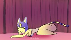 1girls animal_crossing ankha ankha_(animal_crossing) anthro bunibelol disembodied_penis female furry sex tagme vaginal_penetration video