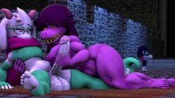 3d 3d_(artwork) 3d_animation animated balls barefoot big_penis black_nails black_toenails breasts carpet cum cumshot dancing deltarune deltarune_chapter_2 dialogue dialogue_box feet glasses goat handjob hat humanoid humanoid_genitalia humanoid_penis kris_(deltarune) loop looping_animation monster naked naked_female nipples no_sound nude nude_female partially_clothed ralsei ralsei_(deltarune) ralsei_with_white_fur sarah_dellen sarahdellen scalie scarf sfm sharp_fingernails sharp_toenails soles sound sound_effects sound_warning source_filmmaker stirrup_legwear susie_(deltarune) tagme toeless_legwear toenail_polish toes undertale undertale_(series) veiny_penis video