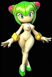3d 3d_(artwork) ai ai_art ai_generated cosmo_the_seedrian male novelai sega sonic_(series) sonic_the_hedgehog_(series)