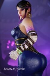 3d ass ass_focus blender clothed female full_color fully_clothed milf no_penetration solo solo_female tekken tekken_8 zafina_(tekken)