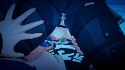 3d 69 animated belle_(zenless_zone_zero) big_ass black_hair blowjob blowjob_face blue_hair bodysuit clothed cum cum_in_pussy cum_inside cumflation dat_ass fearess futa_on_female futanari handjob head_between_thighs huge_ass koikatsu leaking_cum longer_than_5_minutes military_hat music sound sucking_penis tagme thick_thighs vaginal_penetration video zenless_zone_zero zhu_yuan