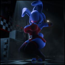 1girls 3d 3d_(artwork) animatronic anthro armwear blender blender_(software) blender_eevee blue_body blue_hair blue_skin bonfie bonnie_(cally3d) bonnie_(fnaf) bunny bunny_ears bunny_girl bunny_tail clothing female female_only five_nights_at_freddy's fredina's_nightclub leggings legwear rabbit rabbit_ears rabbit_girl rabbit_tail robot robot_girl rule_63 stockings thighhighs thighs zentaisfm