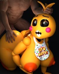 1boy 1girls 3d 3d_(artwork) animatronic anthro anthro_penetrated big_ass big_breasts big_butt big_penis blender blender_(software) breasts curvaceous curvy digital_media_(artwork) female five_nights_at_freddy's fnaf furry heart-shaped_pupils hi_res huge_breasts human male robot robot_girl self_upload tagme thick thick_ass thick_thighs tits_out toy_chica_(fnaf) toy_chica_(love_taste)