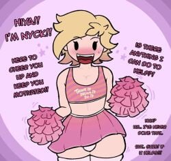 1boy 2d 2d_(artwork) after_sex anal anal_creampie anal_penetration anal_sex animated bed blonde blonde_hair blush blushing cheerleader cheerleader_uniform comic comic_dub crop_top cum cum_in_ass cum_inside english_text english_voice_acting femboy fucked_silly gay male male_cheerleader male_focus male_only male_penetrated male_penetrating missionary missionary_position mp4 nyck_(jwecchi) on_back original penis pillow pillow_grab pillows pom_poms sex short_video shorter_than_30_seconds skirt slideshow sound tagme text text_bubble thick_thighs thigh_highs thigh_socks tophat_turtle uniimom video voice_acted yaoi