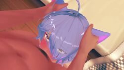 3d animated big_penis cat_ears catgirl cum cum_in_mouth cum_in_throat cum_inside deluxe_rosie face_fucking fellatio female hands_on_head indie_virtual_youtuber longer_than_30_seconds male male/female pov pubic_hair rosie_(vtuber) saliva saliva_on_penis sound swallowing_cum tagme tan-skinned_female tan_body tears video virtual_youtuber