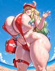 lucoa from kobayashi-san chi no maidragon by starlightnex