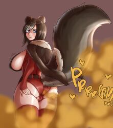 chro-sis fart fart_cloud fart_fetish farting original_character skunk_ears skunk_girl skunk_tail thick_ass
