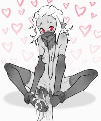 bouncycherries cherry cute elf embarrassed foot_fetish footjob oc small_waist