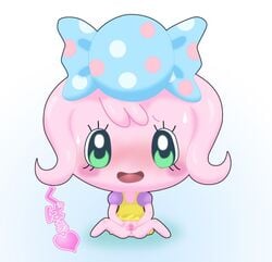 blush candy_pakupaku smile sweat tamagotchi translation_request