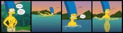 marge simpson from the simpsons by wvs