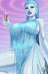 emma frost from hellfire club by xinaelle