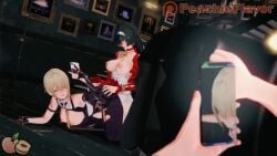 1futa 1girls 3d 3d_animation 3d_model 60fps animated ass_smack astra_yao being_recorded being_watched big_ass big_breasts big_thighs black_hair blonde_hair blush both_hands_on_ass bouncing_ass bouncing_breasts breasts breasts_out clencched_teeth clenched_teeth_female clothed clothed_sex clothing cum_in_pussy cum_inside cumming cumming_together cumming_while_penetrating doggy_style earrings ejaculation evelyn_chevalier exposed_back exposed_thighs from_behind from_behind_position futa_on_female futanari futanari/female gloves grabbing grabbing_ass grabbing_from_behind hairband hairtie half half_naked hoyoverse intersex intersex/female jewelry leather leather_clothing leather_straps livestream long_hair looking_at_partner looking_back looking_down looking_pleasured necklace nipples no_sound on_hands_and_knees on_knees on_the_floor open_mouth peachieflavor pearl_necklace pearls purple_eyes recording recording_on_phone recording_sex red_eyes self_recording shorter_than_30_seconds shorts slapping_butt stairs tagme tie torn_clothes torn_clothing trembling vaginal_penetration video video_games white_shorts zenless_zone_zero