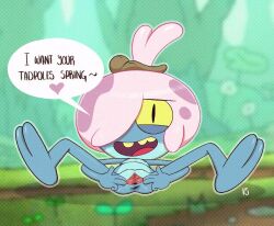 amphibia amphibian blue_body blue_skin frog maddie_flour pussy spread_legs spread_pussy