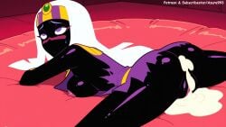 absurd_res after_sex after_vaginal ai ai_art ai_generated alien alien_girl ass azure993 breasts cum_in_pussy cum_inside erection female female_focus gigantic_cock gigantic_dick girly hi_res high_quality high_resolution highres indoors large_cock large_dick lips lipstick long_hair looking_at_viewer looking_down makeup monster_cock monster_dick nipples nude open_mouth parted_lips penis pussy queen_tyr'ahnee ripped_clothing sex solo_focus spread_legs straight testicles thighs uncensored warner_brothers