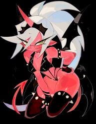 blue_hair demon demon_girl demon_horns demon_tail female kneesocks_daemon panty_&_stocking_with_garterbelt red_skin skimpy_clothes tagme usa37107692 yellow_eyes