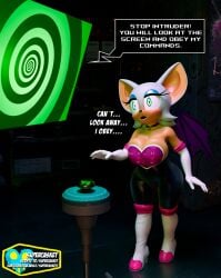 rouge the bat from sega by nottanj