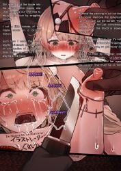 1_breast 1girls 2d amputated_breast anus ass asshole barbell_piercing bleeding_from_pussy bleeding_from_urethra blonde_female blonde_hair blood blush bondage breast_destruction breast_mutilation breast_torture breasts breasts_out bruise bruised bruised_stomach captured censor_bar censored clitoral_hood clitoral_hood_piercing clitoris clitoris_piercing completely_nude_female crying crying_with_eyes_open cutting_nipple dark-skinned_male dark_skin degradation_text destroyed_anus dialogue_bubble dildo dildo_in_ass dildo_penetration exposed_clitoris exposed_ovaries fallopian_tube_insertion fallopian_tubes female female_circumcision female_focus female_genital_mutilation female_pubic_hair female_urethra female_urethral_insertion forced_mastectomy gaping_urethra genital_piercing gore grabbing_uterus green_eyes guro hair_ornament humiliation inside_uterus knife labia large_dildo legs_up long_hair male mastectomy mutilated_breast mutilation naked naked_female needle nipple_focus nipple_piercing nipple_torture nipples nude nude_female object_in_ass object_insertion ovaries pain painful painful_anal painful_insertion peehole pierced_nipples piercing pink_nipples pom_pom_(clothes) pom_pom_hair_ornament prolapse prolapsed_pussy pubic_hair pulling_ovaries pussy pussy_juice pussy_mutilation pussy_piercing pussy_torture rape removing_piercing rope rope_bondage ryona scared scared_expression scissors scissors_on_pussy sex_toy shigure_ui_(vtuber) small_breasts sobbing spiked_dildo sweating tally_marks tears teenage_girl teenager tegdor terrified text threatening toilet_symbol torture touching_clit translated urethra uterine_prolapse uterus uterus_destruction vagina virtual_youtuber vtuber womb writing_on_belly writing_on_breasts writing_on_chest writing_on_pussy writing_on_thigh young_female