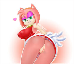 amy rose from sonic (series) by lolioscuro