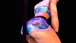 1girls 3d animated ass ass_focus ass_shake big_ass blonde_hair capcom female female_only final_fight gif huge_ass kishi lucia_morgan pawg pole_dancing solo street_fighter street_fighter_v stripper_pole thick_thighs twerking